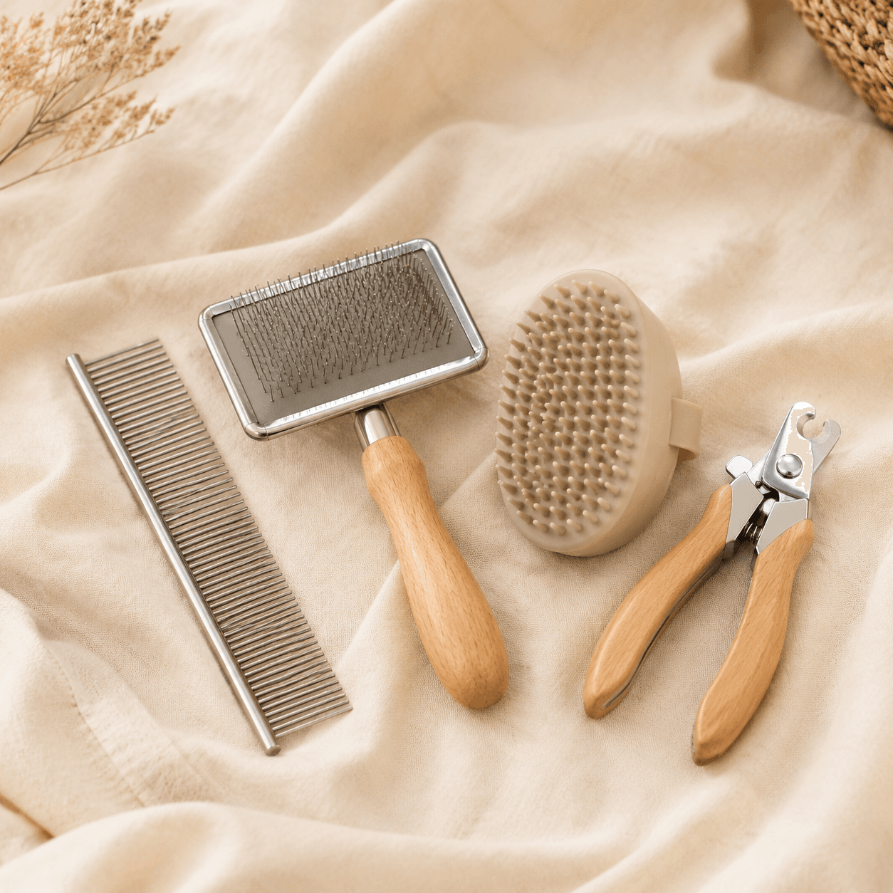 Pet Grooming Brush Kit
