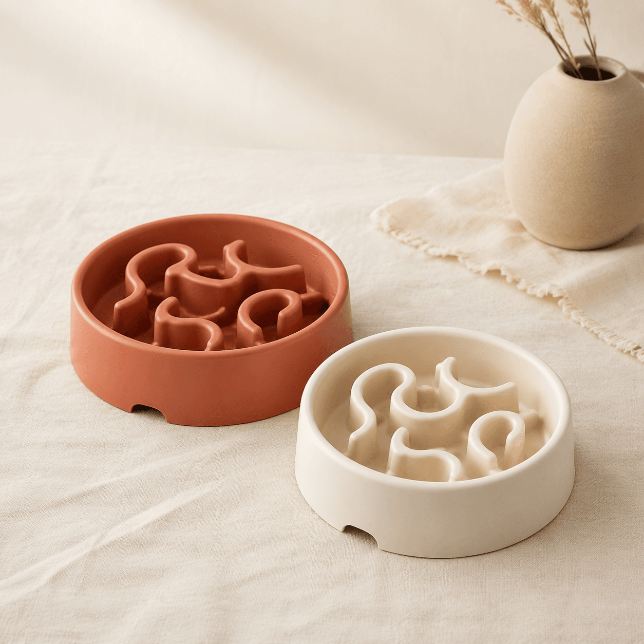 Slow Feeder Bowl Pair