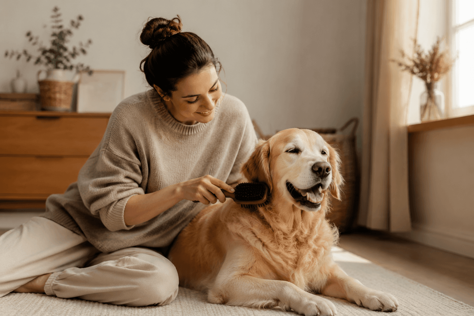 A gentle at-home grooming routine